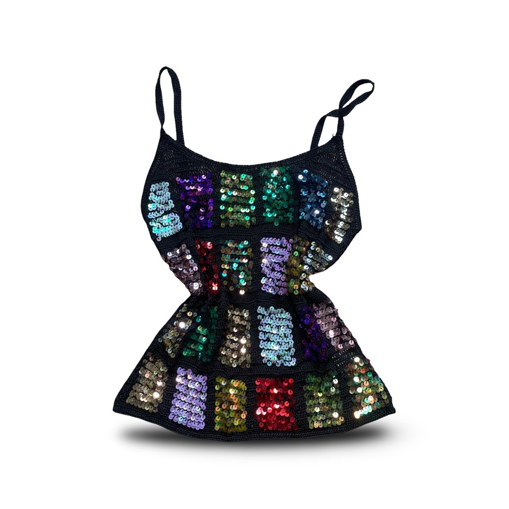 Sequin Multicolor Camisole Top